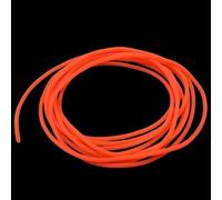 LLMWFA Corde de Tension Extensible Solide 2 3 4 5 6mm, tuyaux en Caoutchouc Traction Latex Naturel 1/2/5M, Tube élastique à Haute résilience for Le Bricolage(Orange,5M x 2.2MM)
