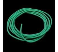 LLMWFA Corde de Tension Extensible Solide 2 3 4 5 6mm, tuyaux en Caoutchouc Traction Latex Naturel 1/2/5M, Tube élastique à Haute résilience for Le Bricolage(Green,2M x 2MM)