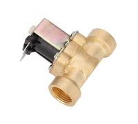 LLMWFA Électrovanne en laiton à filetage femelle G1/2", vanne électromagnétique normalement ouverte 12V, magnétique électrique