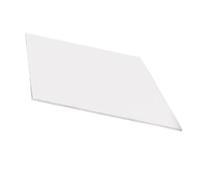 LLMWFA Feuille plate en polytétrafluoroéthylène blanc, matériaux de traitement de modèles, panneau PTFE for la construction(100x200x4mm)