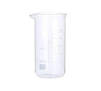 LLMWFA Gobelet doseur de laboratoire haut, 50/100/150/250/300/400/500/600/800/1000 ml, bécher en verre borosilicaté, forme haute(600)