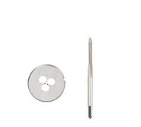 LLMWFA Jeu de matrices taraud à vis métrique, Machine main droite, perceuse, Mini outils filetage, outil M1.1 M2 .2 .5 M3(M3.5x0.6)