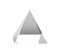 LLMWFA Pyramides quadrangulaires à Angle droit, lentille prisme optique 40MM 60MM 80MM 100MM, polyèdre pyramide de cristal(60MM)