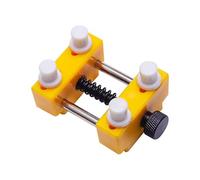 LLMWFA Support de Base boîtier Montre Rond carré, Support Noir en Spirale Jaune, siège Fixe for Outil réparation 1 pièce(8.3 * 5.0 * 3.7cm)