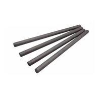 LLMWFA Tiges de cylindre d'électrode en Graphite, barres carbone noir, bâtons fusi0n creuset for outils industriels 20 pièces(10X200mm)