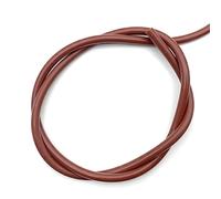 LLMWFA Tube en Silicone de 2 mètres, Tuyau Caoutchouc Flexible plomberie colorée, for connecteur Boisson ID 3 4 5 6 7 8 9 10 12mm(Chocolate,2metersx10mmx6mm)