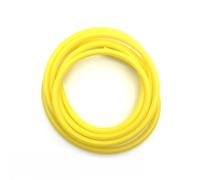 LLMWFA Tube en Silicone de 2 mètres, Tuyau Caoutchouc Flexible plomberie colorée, for connecteur Boisson ID 3 4 5 6 7 8 9 10 12mm(Yellow,2metersx12mmx10mm)