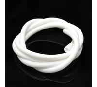 LLMWFA Tube en Silicone Flexible de 1/5/10 mètres, ID0.5 1 2 3 4 6 7 8 9 10 12 14 16 25mm, Tuyau Caoutchouc Blanc, Tube(1 METERX4X8MM)