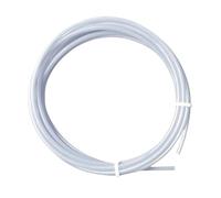 LLMWFA Tube Ptfe d'imprimante 3D blanc/gris, tube d'impression 1/4 m 2,5 mm * 4, filament 1,75 for mini P1P AMS A1(White,1 meter)