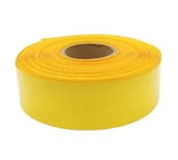 LLMWFA Tube thermorétractable en PVC de 1M, Manchon câble 54 57 60 66 70 73 242 255mm, enveloppe Film au Lithium, Kit Gaine Bleu Blanc Rouge(Yellow,54mm)