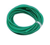 LLMWFA Tuyaux élastiques en Caoutchouc Latex 2M/5M, Tube Naturel, Tube à Bande de Tension Haute résilience 1.6 2 3 4 5 9 10 12 14 17mm(Ice Green,5Mx1.6mmx3.6mm)