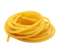 LLMWFA Tuyaux en Caoutchouc Latex Naturel, Tube Haute résilience IDxOD 1.6~18mm, Bande élastique Jaune 2 3 5 10 mètres pièce(2 Meters X 5MM X 7MM)