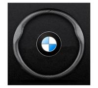 LLNOM Car Anti-slip Leather Steering Wheel Cover Compatible for BMW M Power M3 M4 M5 E36 E39 E46 E60 E90 E91 F01 F10 F15 F20 F30 G05 X1 X3 X5 X7 pompes hydrauliques(Carbon fiber (BMW))