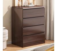 LLNWDNB Commode À 5 Tiroirs Meuble de Rangement en Bois Armoire de Rangement 3/4/5/6 Tiroirs Coiffeuse Table de Chevet Modern Chiffonnier pour Chambre Salon Bureau Couloir et Entrée B,60 * 41 * 89acm
