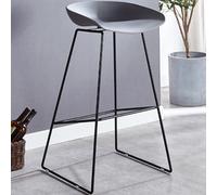LLNWDNB Lot de 2 Tabouret de Bar Haut avec Repose-Pieds Chaises Structure Renforcée Acier 12,6mm Charge Max 150Kg Assise Ergonomique Dossier Hocker pour Cuisine Salle À Manger D1,65CM