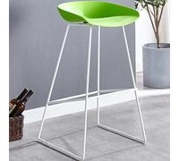 LLNWDNB Lot de 2 Tabouret de Bar Haut avec Repose-Pieds Chaises Structure Renforcée Acier 12,6mm Charge Max 150Kg Assise Ergonomique Dossier Hocker pour Cuisine Salle À Manger E,75CM