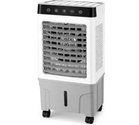 LLNWDNB Rafraîchisseur d'air Évaporatif Climatiseur Portable 15L avec Télécommande 120 W 3 Vitesses Minuterie Oscillation Automatique Grand Réservoir 2 Sachets de Gel Inclus pour Maison Bureau A