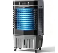 LLNWDNB Refroidisseur Portable Climatiseur Mobile sans Tuyau Refroidisseur Évaporatif 55L 3 Vitesses 3 Modes Oscillation 120° Climatiseur Industriel Rafraîchisseurs d'air pour Pièces 45 * 35 * 90cm