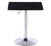 LLNWDNB Table de Bar Table Haute Table Bistro Ronde Ilot Central Plateau Table Réglable en Hauteur Pied en Acier Pivotant pour Le Salon La Cuisine Ou Le Balcon Réunification B1,50CM