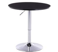 LLNWDNB Table de Bar Table Haute Table Bistro Ronde Ilot Central Plateau Table Réglable en Hauteur Pied en Acier Pivotant pour Le Salon La Cuisine Ou Le Balcon Réunification A1,80CM