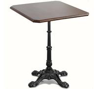 LLNWDNB Table de Bar Table Haute Table d'appoint Carrée pour Canapé Tables Basses pour Le Salon Table Bar Ronde Table Haute en Bois Table Centrale Rétro F,80CM