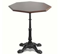 LLNWDNB Table de Bar Table Haute Table d'appoint Carrée pour Canapé Tables Basses pour Le Salon Table Bar Ronde Table Haute en Bois Table Centrale Rétro E,60CM