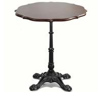 LLNWDNB Table de Bar Table Haute Table d'appoint Carrée pour Canapé Tables Basses pour Le Salon Table Bar Ronde Table Haute en Bois Table Centrale Rétro D,60CM