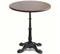LLNWDNB Table de Bar Table Haute Table d'appoint Carrée pour Canapé Tables Basses pour Le Salon Table Bar Ronde Table Haute en Bois Table Centrale Rétro B,70CM