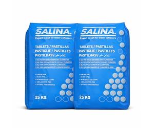 LLOFER - 2SLAD25KG, 2 Sacs de 25kg de Pastille de sel adoucisseur d'eau