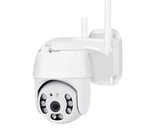 LLOOPK Caméra de sécurité, 4G Carte SIM Caméra IP 1080P 3MP Full HD sans Fil Caméra de Sécurité Extérieure PTZ Audio Bidirectionnel AI Human Detect CCTV Caméra(4G 1080P NO SD Card)