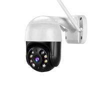 LLOOPK Caméra de sécurité, 4K 8MP Smart PTZ caméra 5X Zoom numérique AI détection Humaine sans Fil CCTV IP caméra IP TV Protection de sécurité(2MP 64G Card)