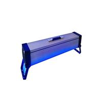 LLOOPK Lampe UV, 405nm UV LED lampe de polymérisation résine 365nm 395nm lumière ultraviolette PCB soudure colle jet d'encre vernis peinture sérigraphie durcissement(405nm)