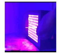 LLOOPK Lampe UV, 5000W Led UV Gel Lampe De Polymérisation Haute Puissance Ultraviolet Lumière Noire Machine D'impression Verre Encre Peinture Sérigraphie Résine 3D Impression(405nm)