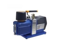 LLOOPK Pompe à Vide, VRP-15D Pompe à Vide 15CFM 3/4HP de climatisation R32 2 étages Kit Recharge Automatique