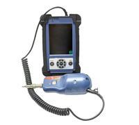 LLOOPK Testeur de fibres, Microscope d'inspection à fibre optique, sonde d'inspection à fibre optique avec écran LCD, prise en charge de l'adaptateur UPC/APC, écran 3,5 pouces(Support UPC)