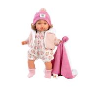 Llorens 1038572 Lola Doll with Grey Eyes and Blonde Hair, Soft Body Baby Doll wi