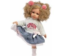 Llorens 53557 Elena - Poupée réaliste au corps en tissu doux - 35 cm