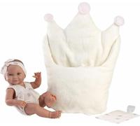 Llorens 73814 New Born baby girl - Bébé réaliste avec corps en vinyle intégral - 40 cm