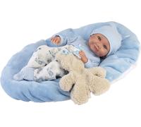 Llorens Baby Doll Nico Blue avec oreiller et câlin 40 cm