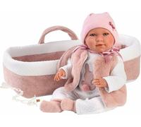 Llorens Linida Llorona Mimi Poupée Avec Bonnet Rose Doux 40 Cm One Size
