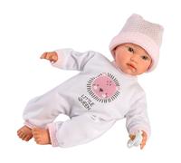 Llorens Mini Baby Doll Cuquito Rose vierge avec son 30 cm