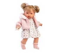 Llorens Poupée pleureuse Joelle Rose Veste vierge avec son 38 cm