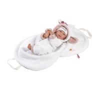 Llorens Poupée pleureuse Lala rose avec son dans le sac 42 cm