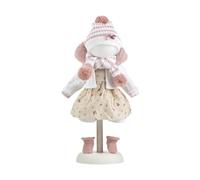 Llorens Robe poupée 38 cm avec bonnet, écharpe et chaussettes