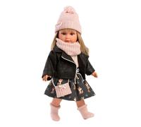 Llorens Soft Body Doll Carla Black Jacket 40 cm
