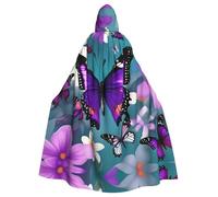 LLOTPQ Cape à capuche avec imprimé tournesol d'Halloween | Capa de sorcière décorative confortable Jedi Magicien Fête Pâques Carnaval Bande dessinée Hobbit Noël Unisexe