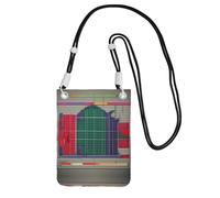 LLOTPQ Sac de transport noir pour téléphone portable - Sac à bandoulière pour l'école avec motif mathématiques, sangle universelle, idéal pour les déplacements, le shopping, Noir , Taille unique