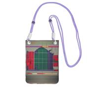 LLOTPQ Sac de transport noir pour téléphone portable - Sac à bandoulière pour l'école avec motif mathématiques, sangle universelle, idéal pour les déplacements, le shopping, violet, Taille unique