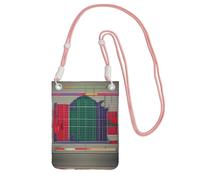 LLOTPQ Sac de transport noir pour téléphone portable - Sac à bandoulière pour l'école avec motif mathématiques, sangle universelle, idéal pour les déplacements, le shopping, rose, Taille unique