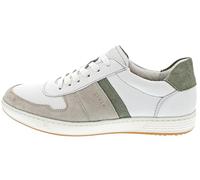 LLOYD Bosco Baskets Basses pour Homme en Cuir mélangé Blanc, 2 Piuma White Fango, 43 EU